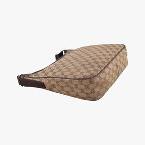 Vintage Gucci GG canvas Messenger Beige × Dark Brown canvas 131211 crossbodybag | stylenewstar