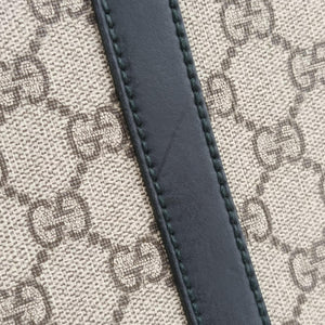Secondhand Gucci GG Supreme Brown×Black PVC coated canvas×Leather 450944 handbag | stylenewstar