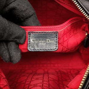 Pre-owned Christian Dior Lady Dior Black lambskin  handbag | stylenewstar