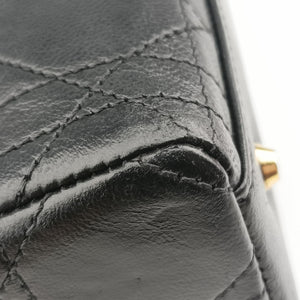 Pre-owned Christian Dior Lady Dior Black lambskin  handbag | stylenewstar