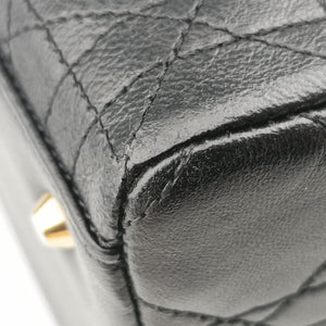 Pre-owned Christian Dior Lady Dior Black lambskin  handbag | stylenewstar
