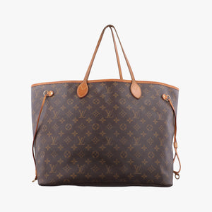 Pre-owned Louis Vuitton NEVERFULL GM Brown Monogram Canvas M40157 handbag | stylenewstar