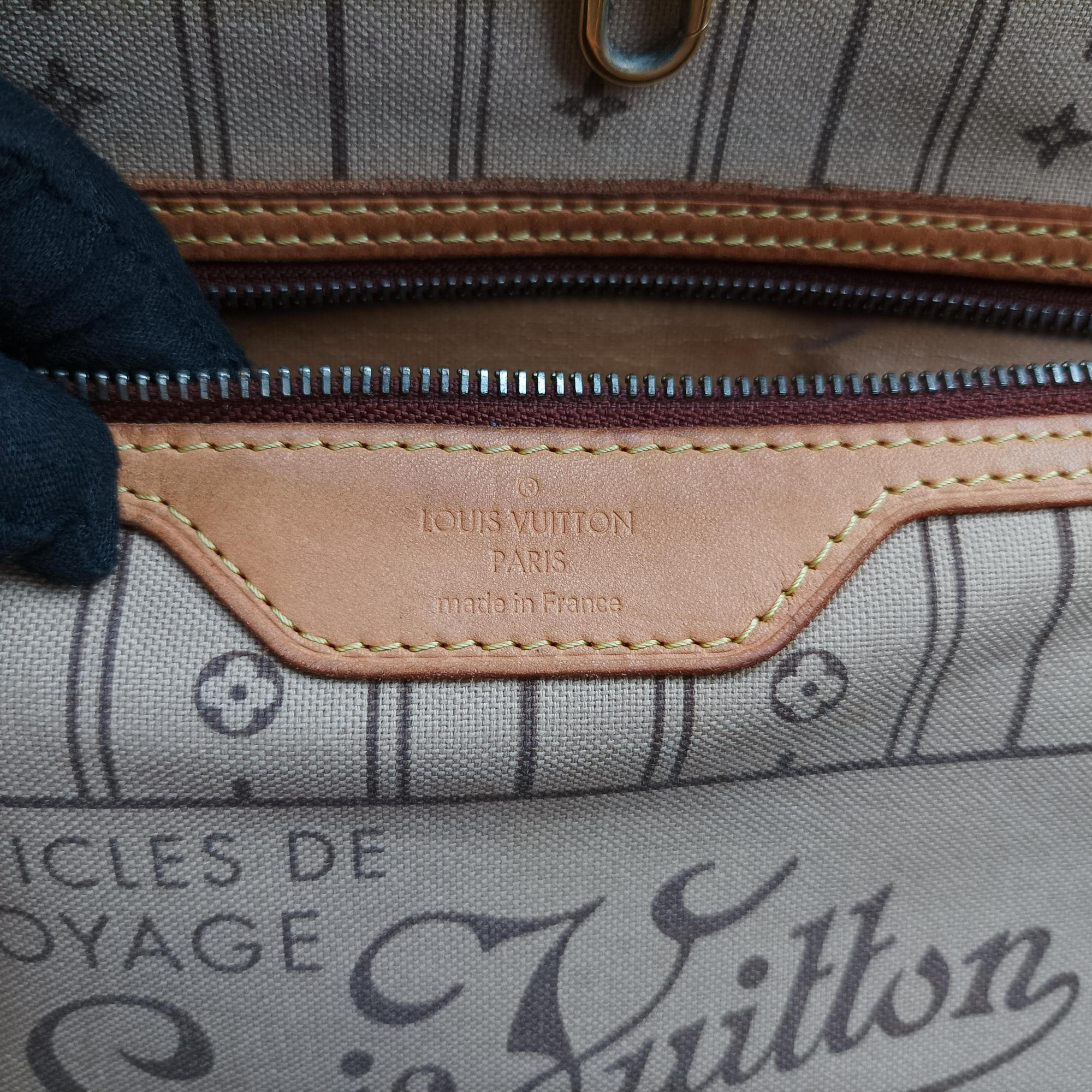 Pre-owned Louis Vuitton NEVERFULL GM Brown Monogram Canvas M40157 handbag | stylenewstar