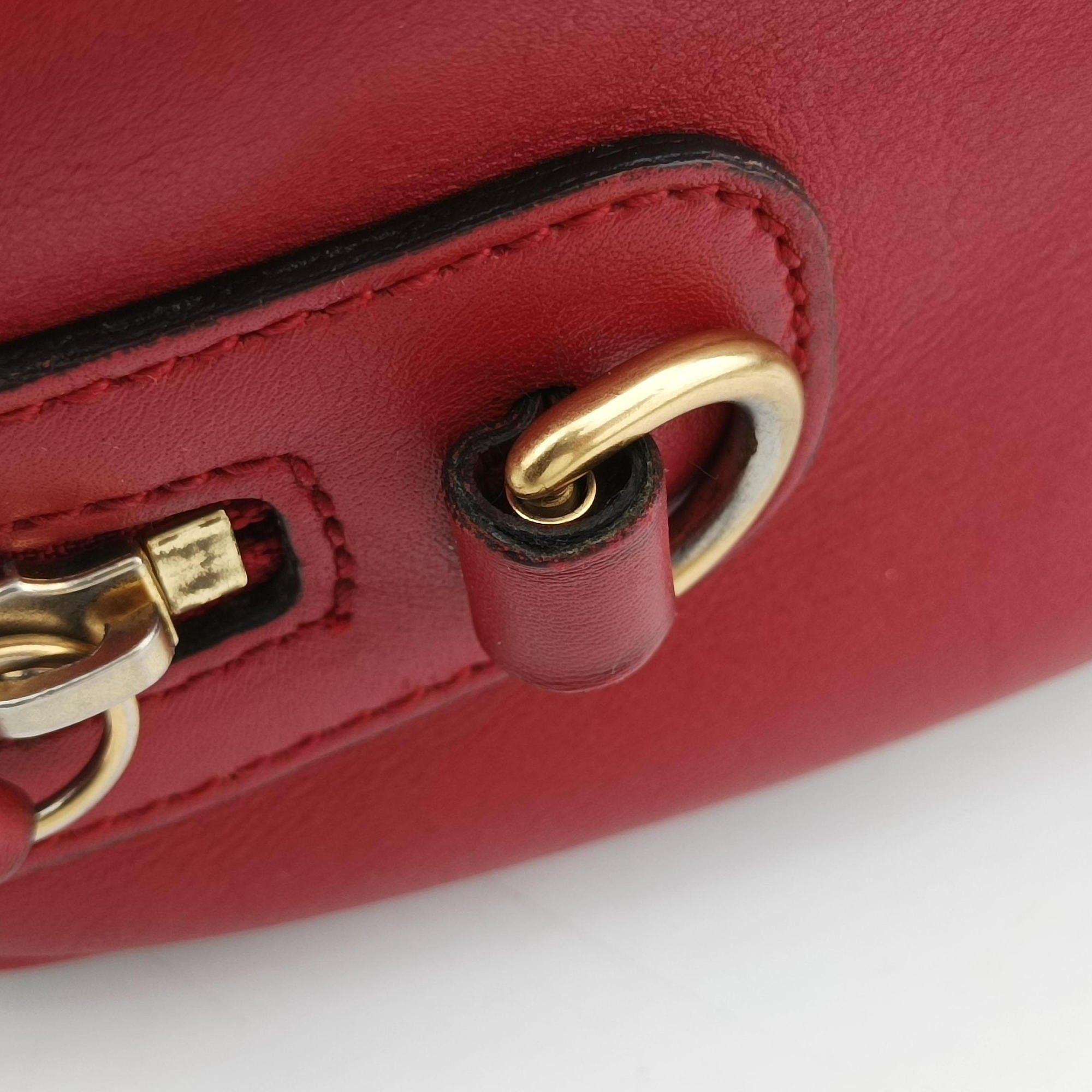 Vintage Gucci GG SUPREME Beige x Red x Navy PVC coated canvasxLeather 409529 shoulderbag | stylenewstar