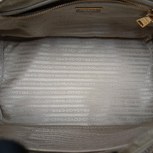 Secondhand Prada Boston Soleil Yellow Saffiano patent BL0831 shoulderbag | stylenewstar