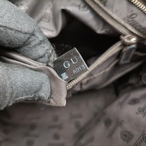 Pre-owned Gucci GG Imprime messenger Black Leather 201446 shoulderbag | stylenewstar