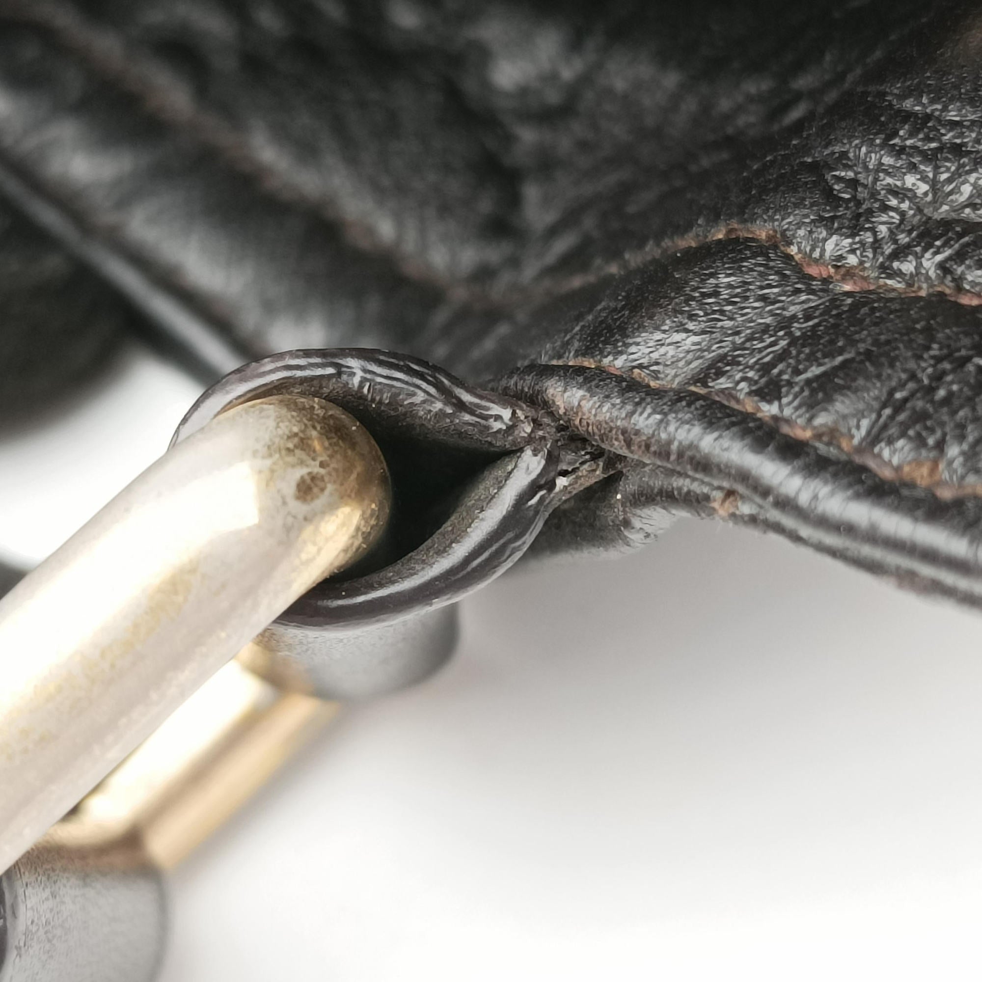 Pre-owned Gucci GG Imprime messenger Black Leather 201446 shoulderbag | stylenewstar