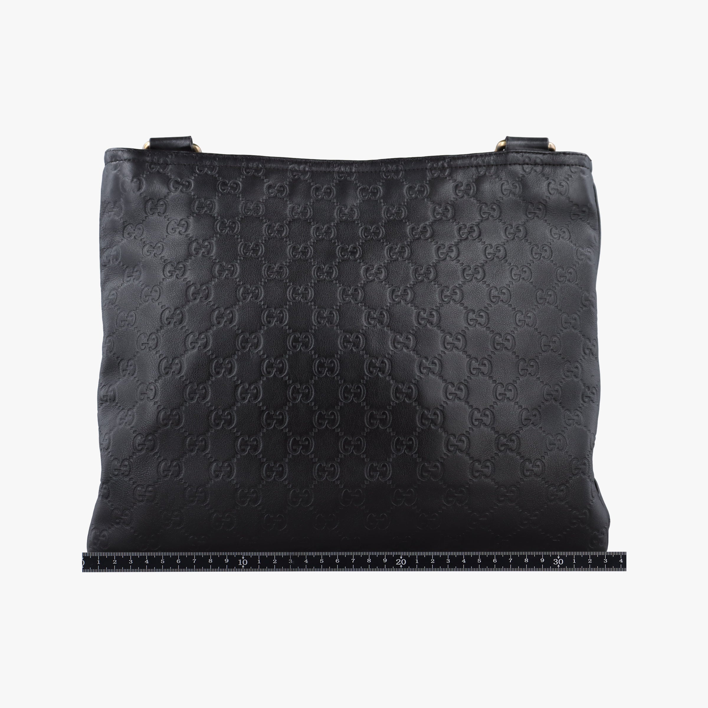 Pre-owned Gucci GG Imprime messenger Black Leather 201446 shoulderbag | stylenewstar