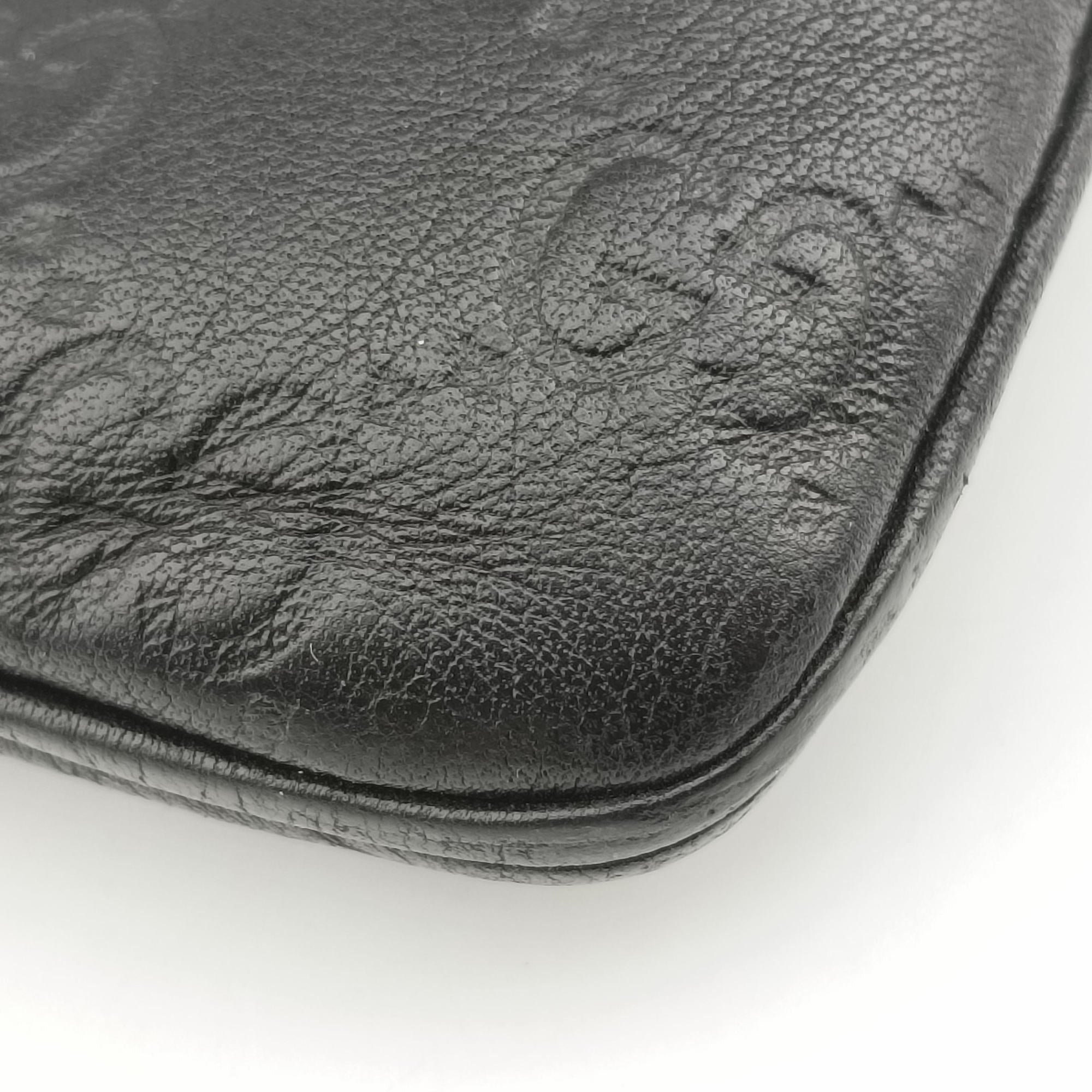 Pre-owned Gucci GG Imprime messenger Black Leather 201446 shoulderbag | stylenewstar