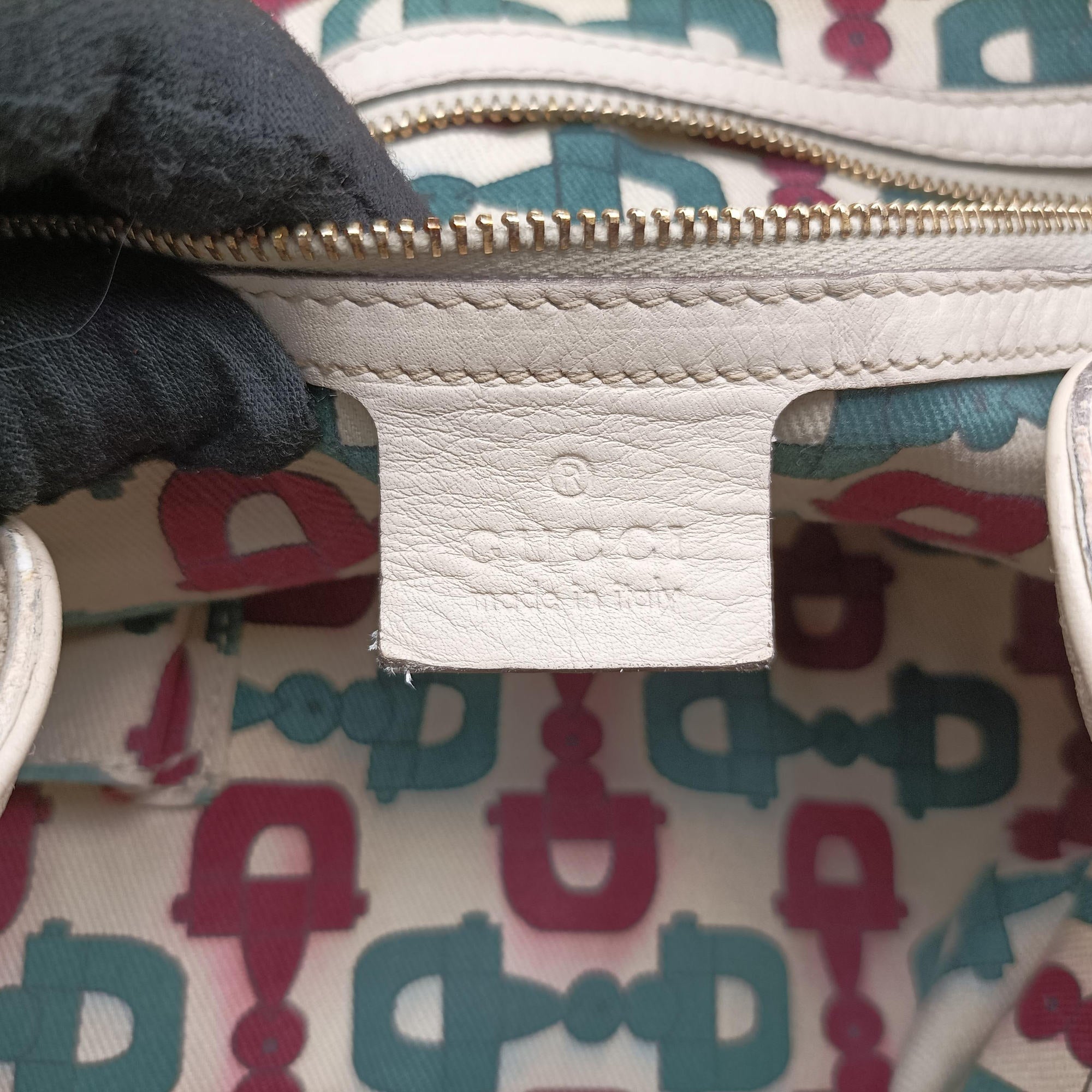 Secondhand Gucci Bamboo Babouska Indy Hobo White Leather 177139 shoulderbag | stylenewstar