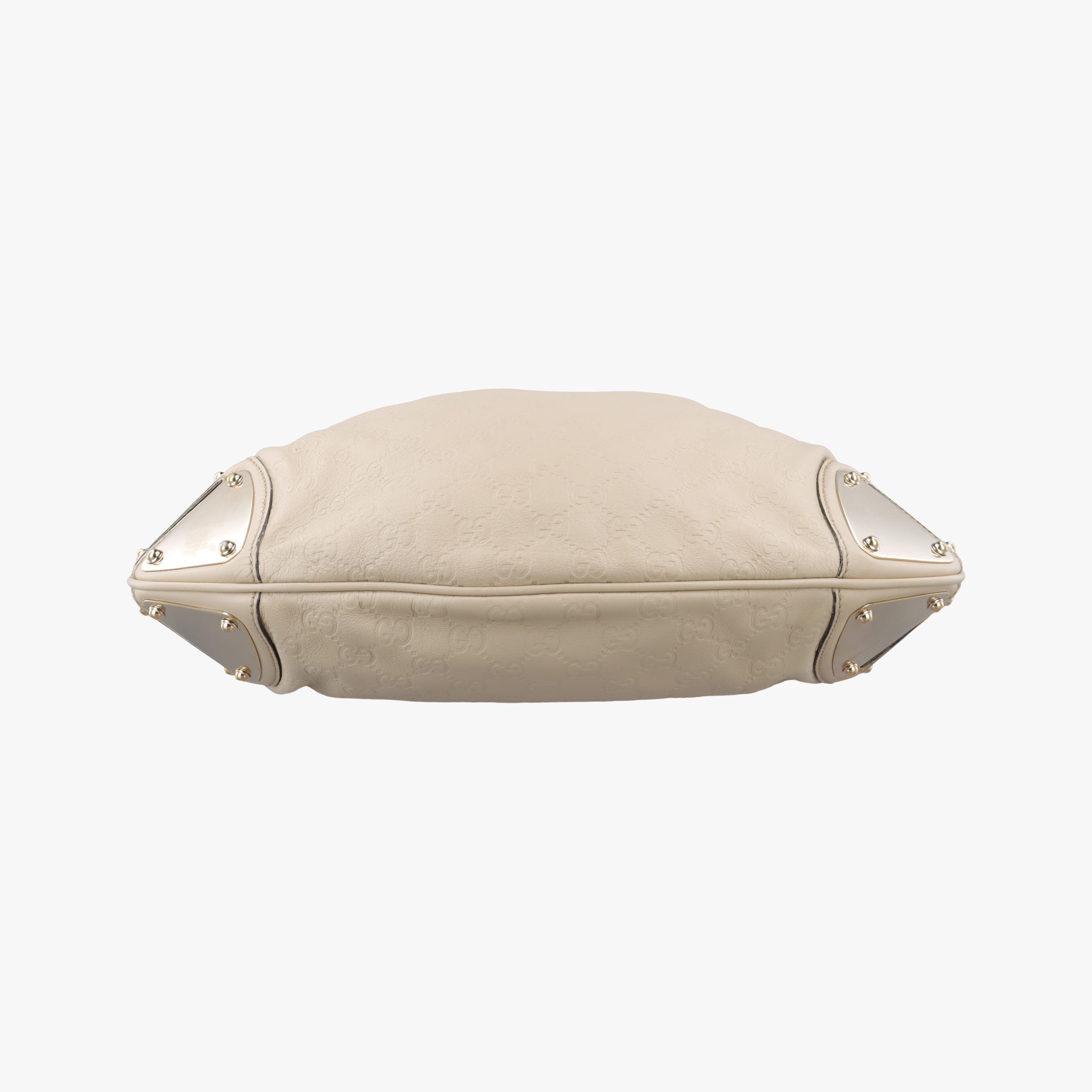 Secondhand Gucci Bamboo Babouska Indy Hobo White Leather 177139 shoulderbag | stylenewstar