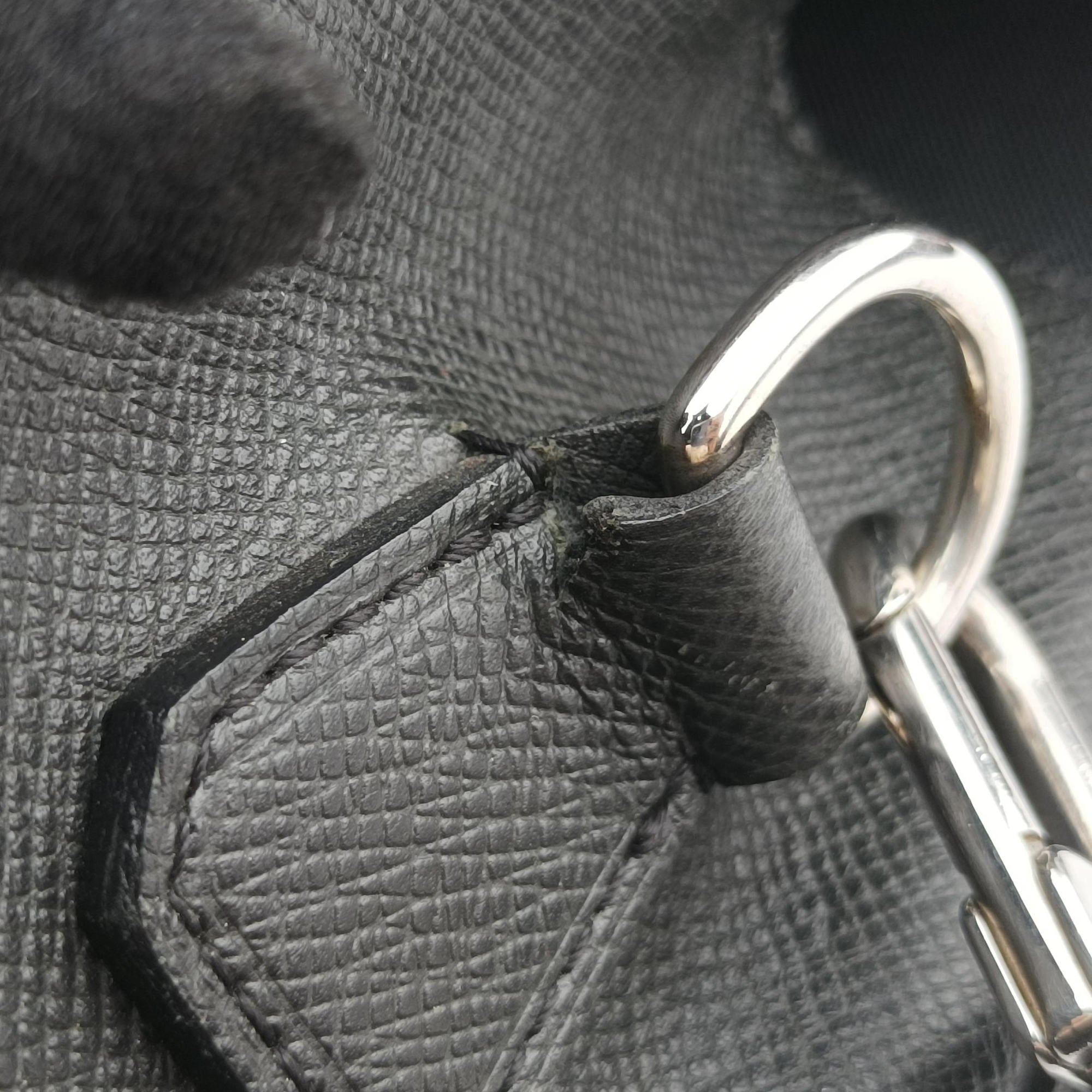 Pre-owned Louis Vuitton Anton Briefcase Ardoise Taiga calfskin leather M33416 shoulderbag | stylenewstar