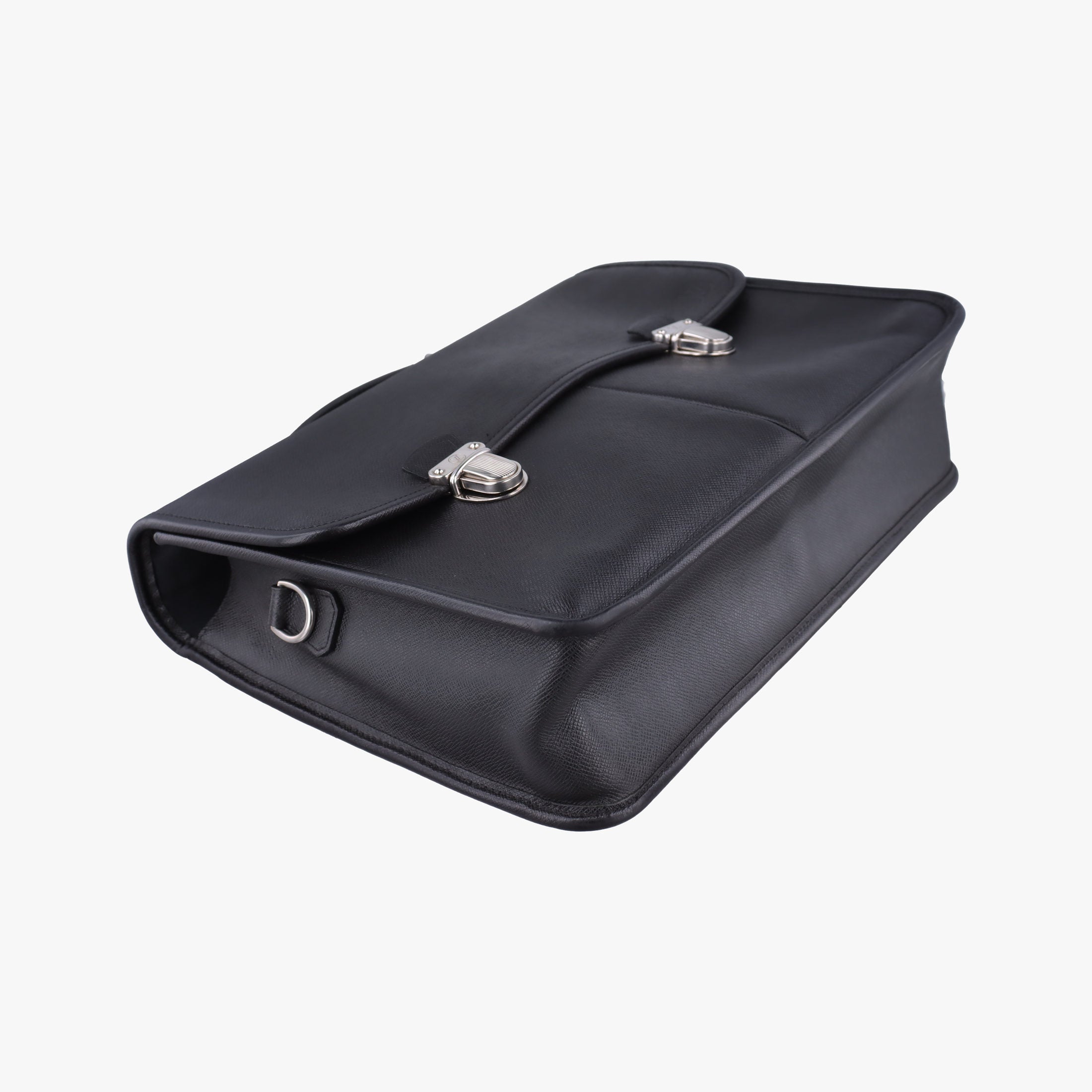Pre-owned Louis Vuitton Anton Briefcase Ardoise Taiga calfskin leather M33416 shoulderbag | stylenewstar
