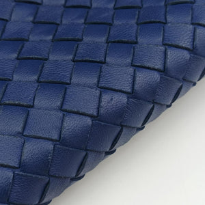 Secondhand Bottega Veneta Cesta Intrecciato Blue lambskin  handbag | stylenewstar