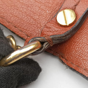 Vintage Givenchy GV3 small Chestnut Leather × Suede  shoulderbag | stylenewstar