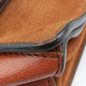 Vintage Givenchy GV3 small Chestnut Leather × Suede  shoulderbag | stylenewstar