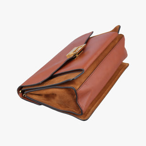 Vintage Givenchy GV3 small Chestnut Leather × Suede  shoulderbag | stylenewstar