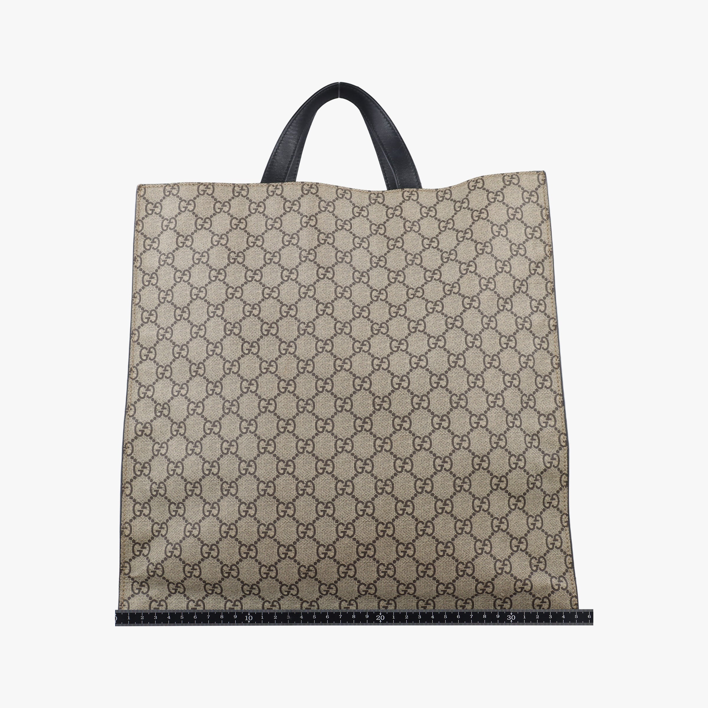 Pre-owned Gucci GG Supreme Bee Brown PVC coated canvas 450950 handbag | stylenewstar