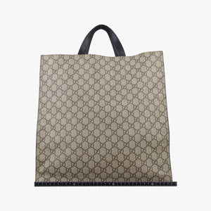 Pre-owned Gucci GG Supreme Bee Brown PVC coated canvas 450950 handbag | stylenewstar