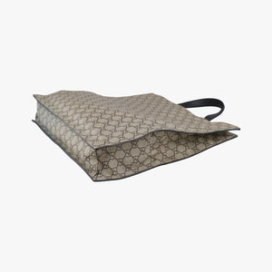 Pre-owned Gucci GG Supreme Bee Brown PVC coated canvas 450950 handbag | stylenewstar