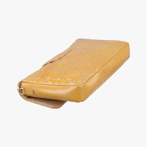 Vintage Christian Dior Miss Dior Cannage New Rock Yellow Patent  shoulderbag | stylenewstar