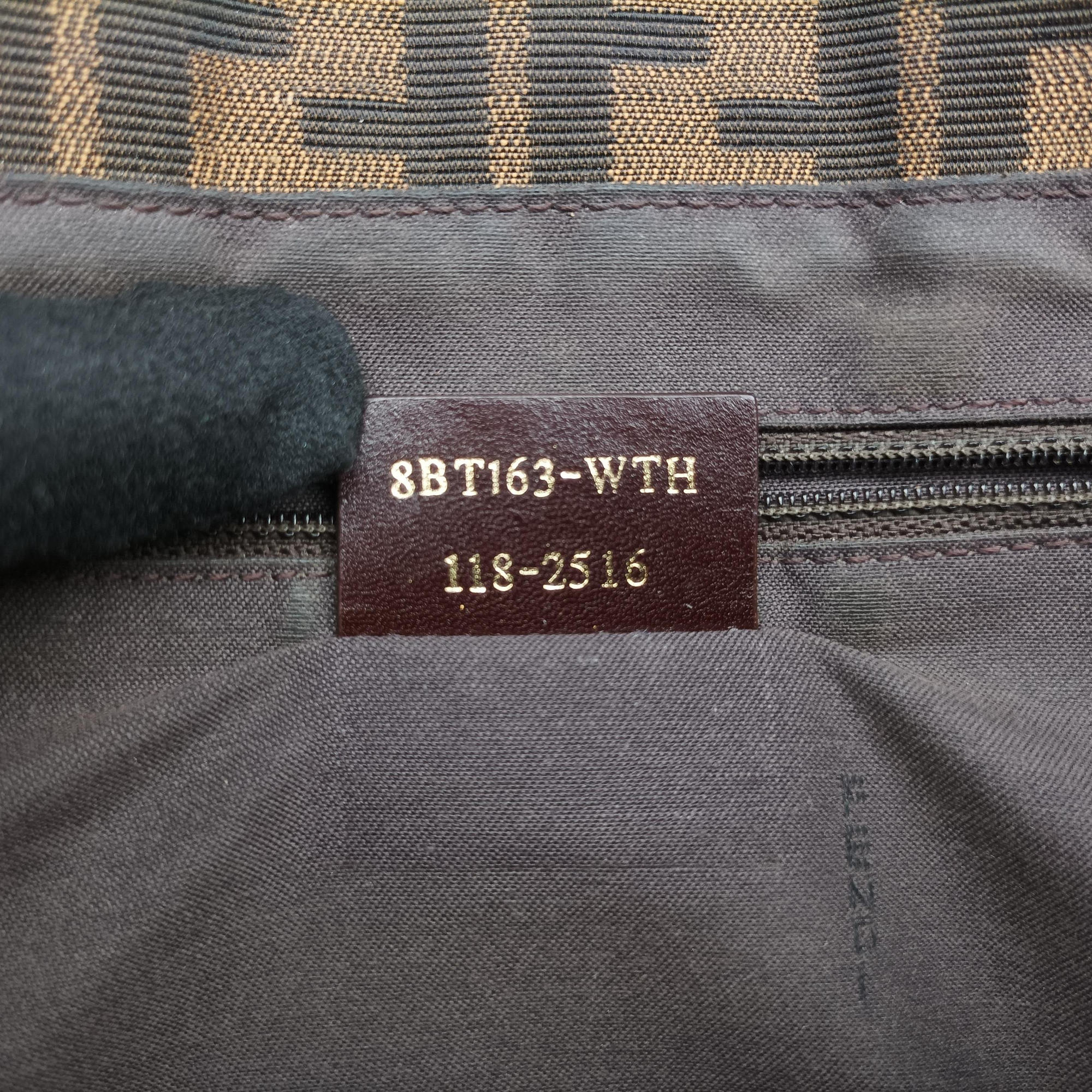Pre-owned Fendi Mia Flap Brown canvas 8BT163 shoulderbag | stylenewstar