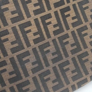 Pre-owned Fendi Mia Flap Brown canvas 8BT163 shoulderbag | stylenewstar