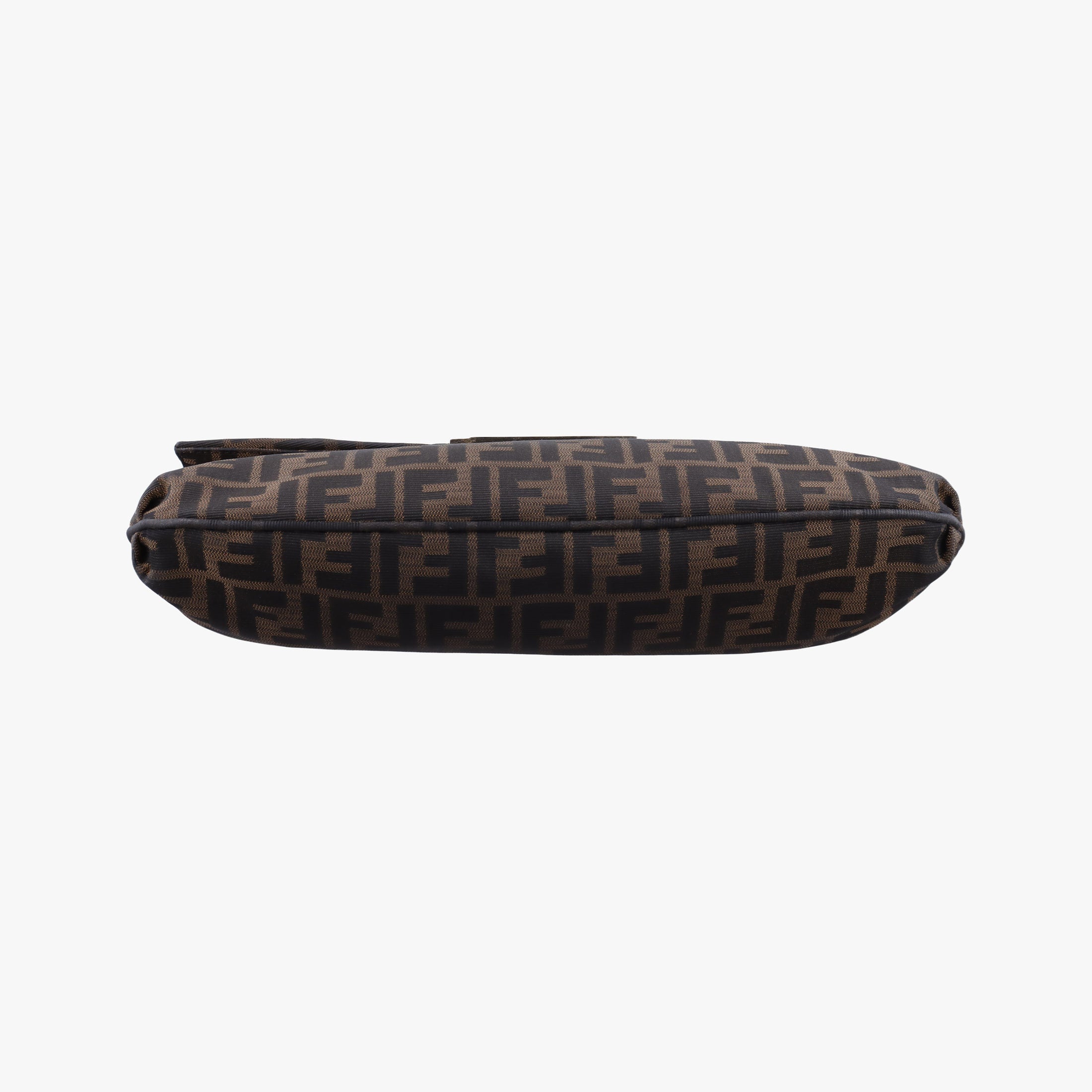 Pre-owned Fendi Mia Flap Brown canvas 8BT163 shoulderbag | stylenewstar