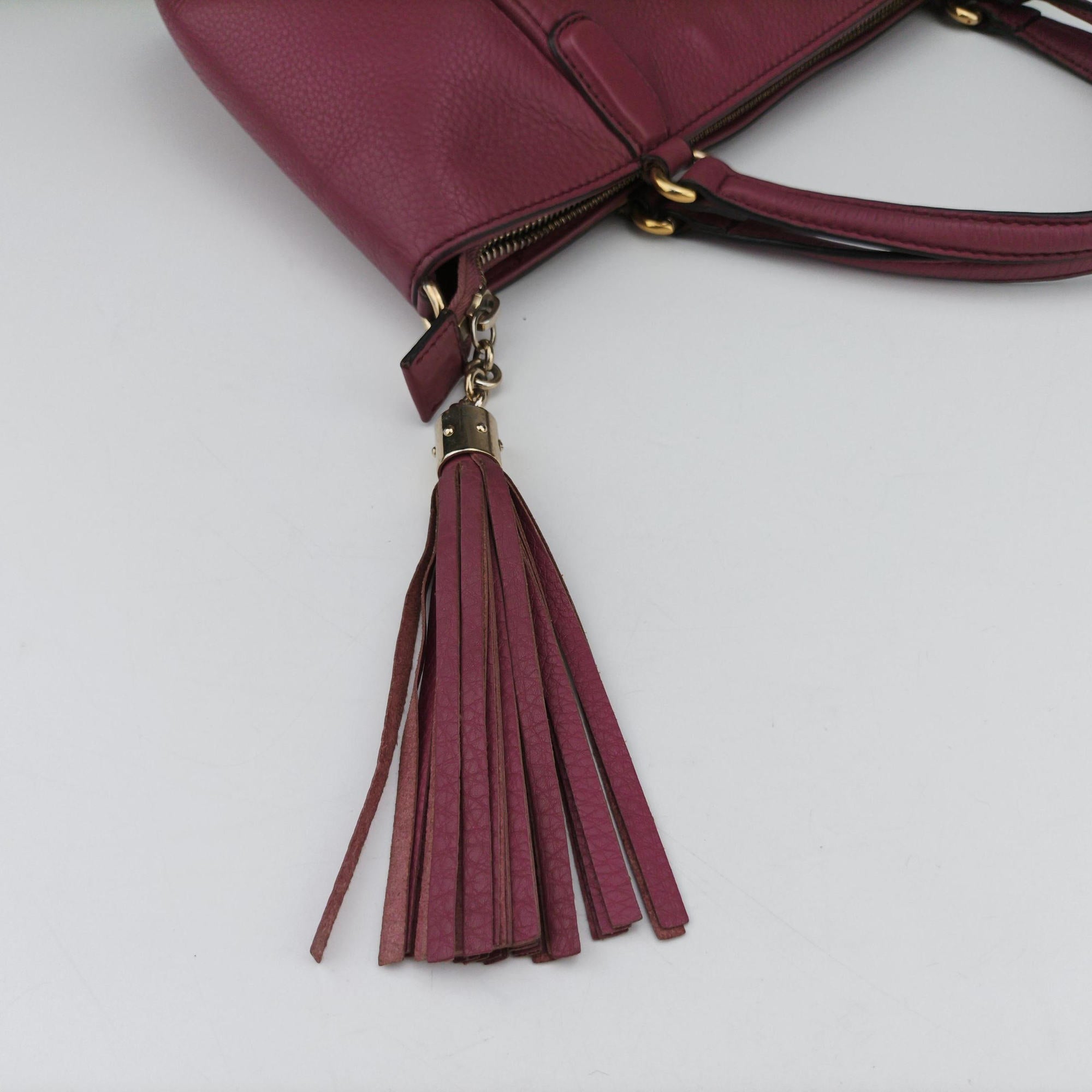 Vintage Gucci Soho Purple Leather 369176 shoulderbag | stylenewstar