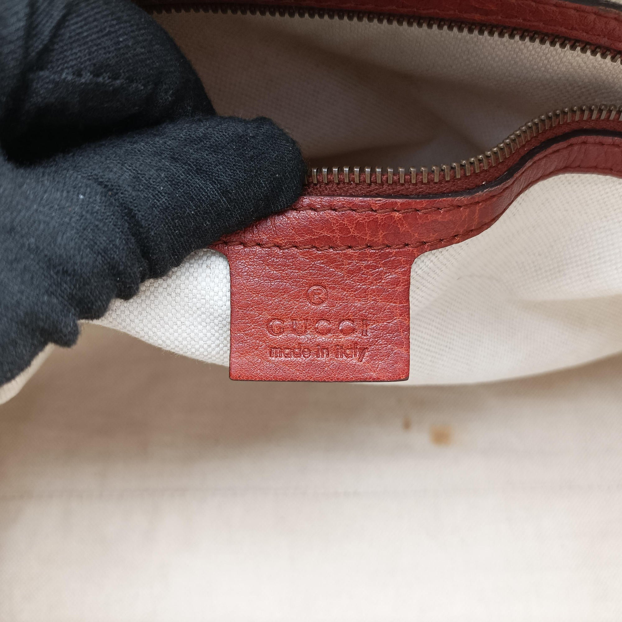 Secondhand Gucci Bamboo Brown GGCanvas×Leather 339002 handbag | stylenewstar