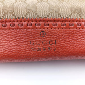 Secondhand Gucci Bamboo Brown GGCanvas×Leather 339002 handbag | stylenewstar