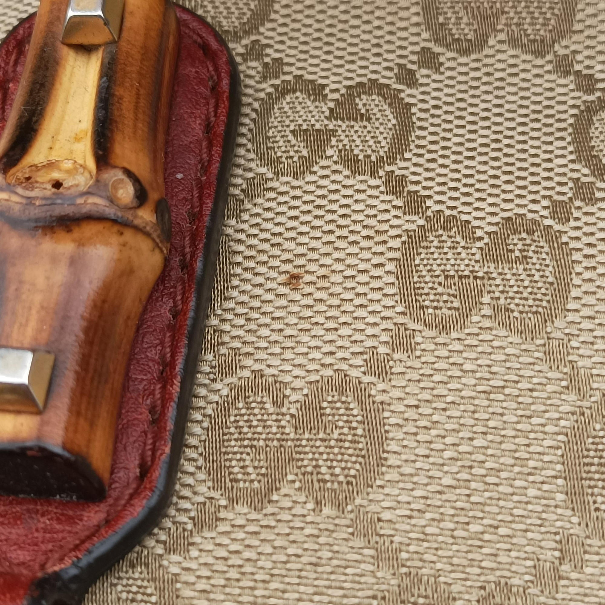 Secondhand Gucci Bamboo Brown GGCanvas×Leather 339002 handbag | stylenewstar