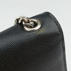 Pre-owned Yves Saint Laurent KATE Black Caviar Skin 364021 shoulderbag | stylenewstar