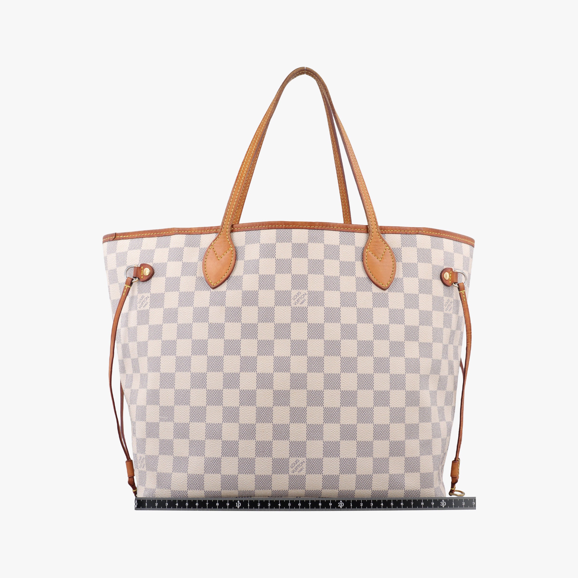 Vintage Louis Vuitton Neverfull MM Azur Damier Canvas N51107 handbag | stylenewstar