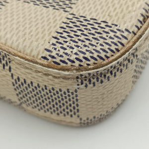 Secondhand Louis Vuitton Pochette FeLICIE Azur Damier Canvas N63106 shoulderbag | stylenewstar