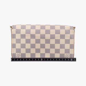 Secondhand Louis Vuitton Pochette FeLICIE Azur Damier Canvas N63106 shoulderbag | stylenewstar