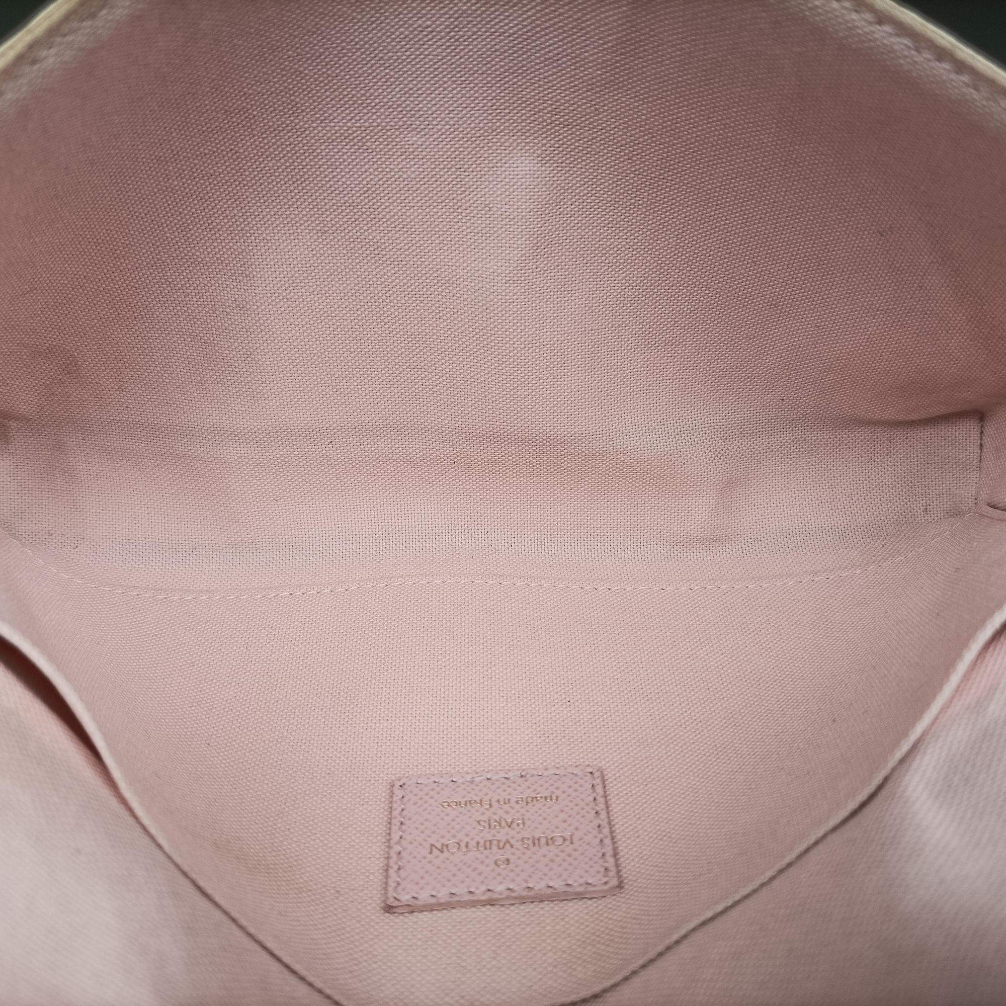 Secondhand Louis Vuitton Pochette FeLICIE Azur Damier Canvas N63106 shoulderbag | stylenewstar