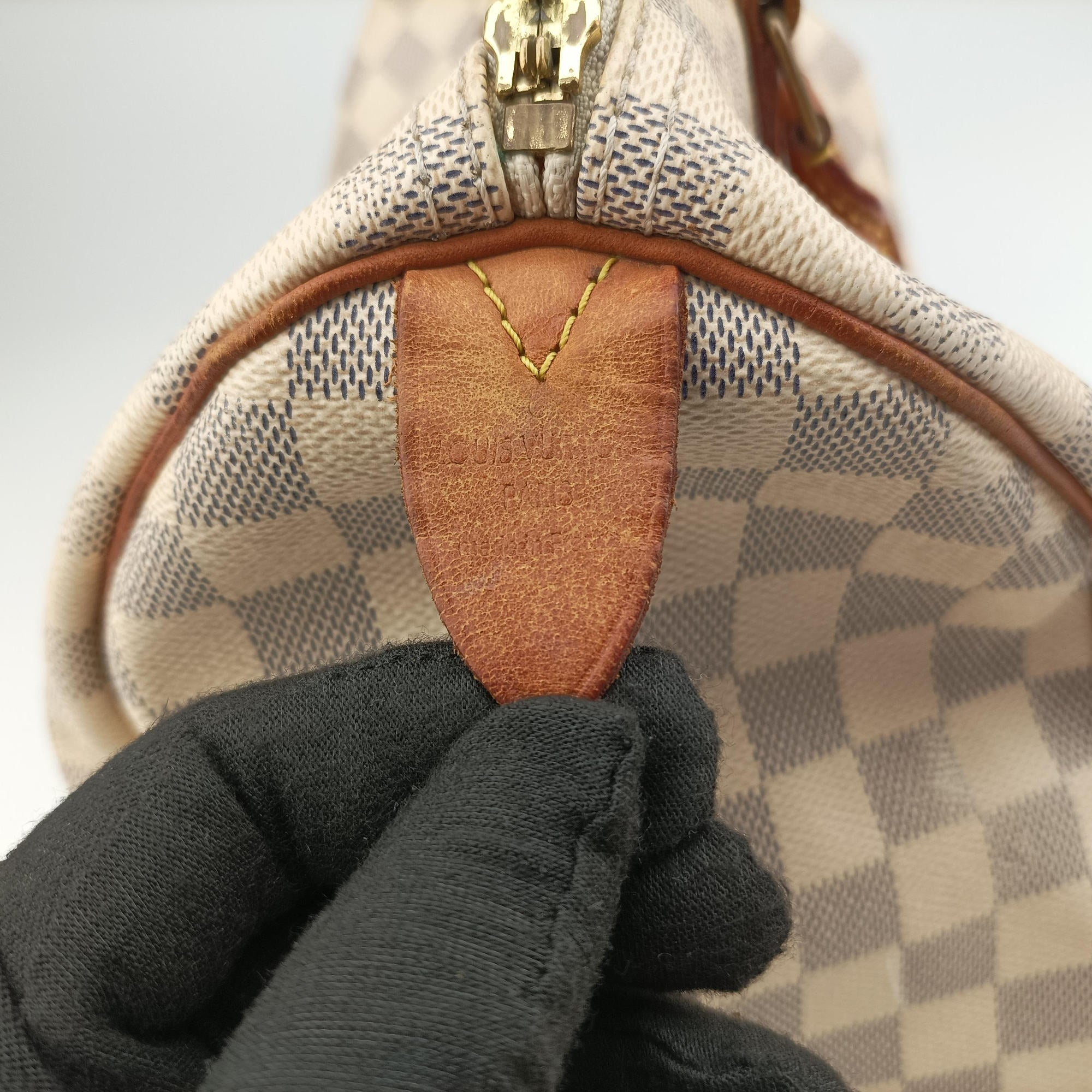 Pre-owned Louis Vuitton Speedy 30 AZUR Damier Canvas N41533 handbag | stylenewstar