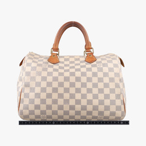 Pre-owned Louis Vuitton Speedy 30 AZUR Damier Canvas N41533 handbag | stylenewstar