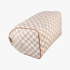 Pre-owned Louis Vuitton Speedy 30 AZUR Damier Canvas N41533 handbag | stylenewstar