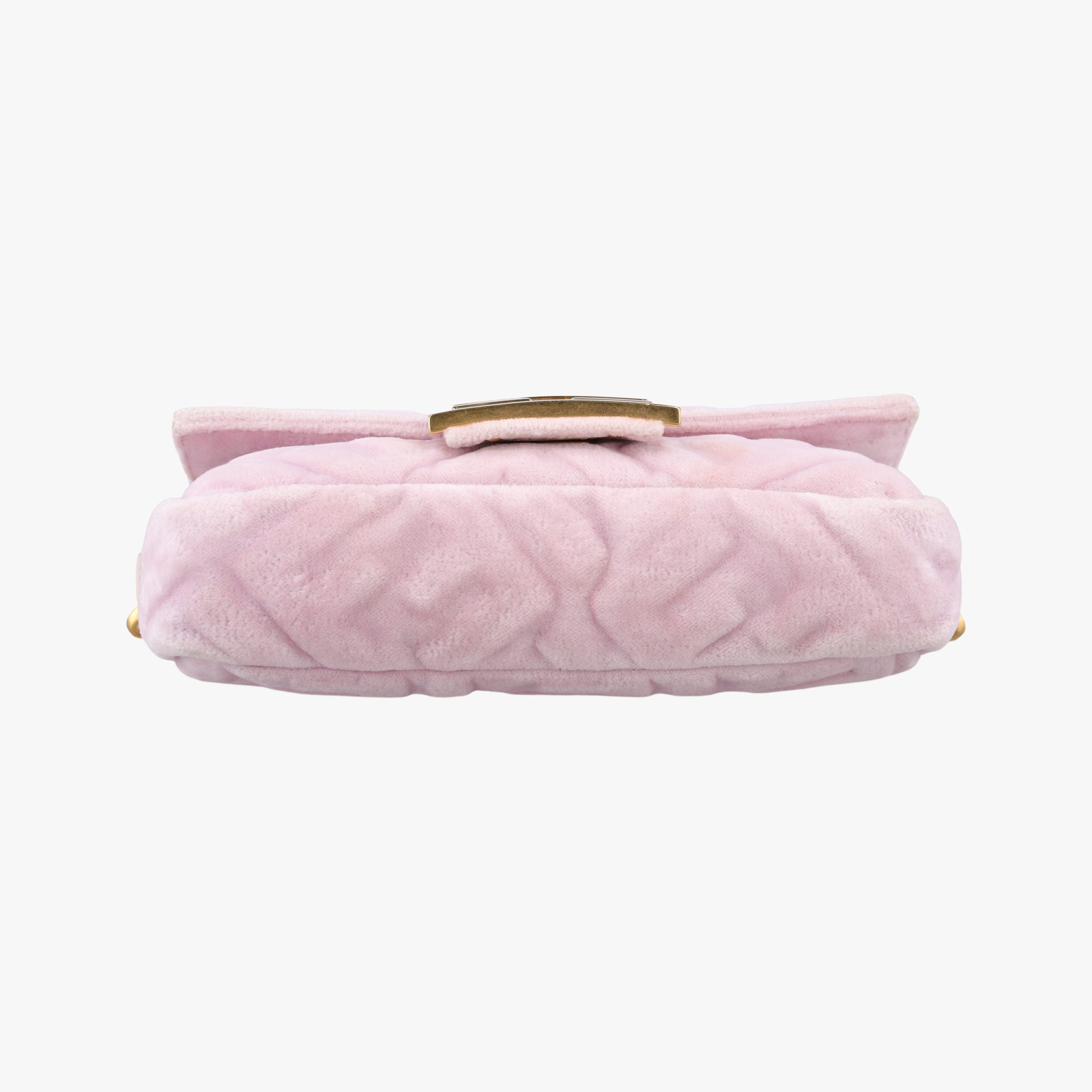 Vintage Fendi BAGUETTE Pink velour 8BS017 shoulderbag | stylenewstar
