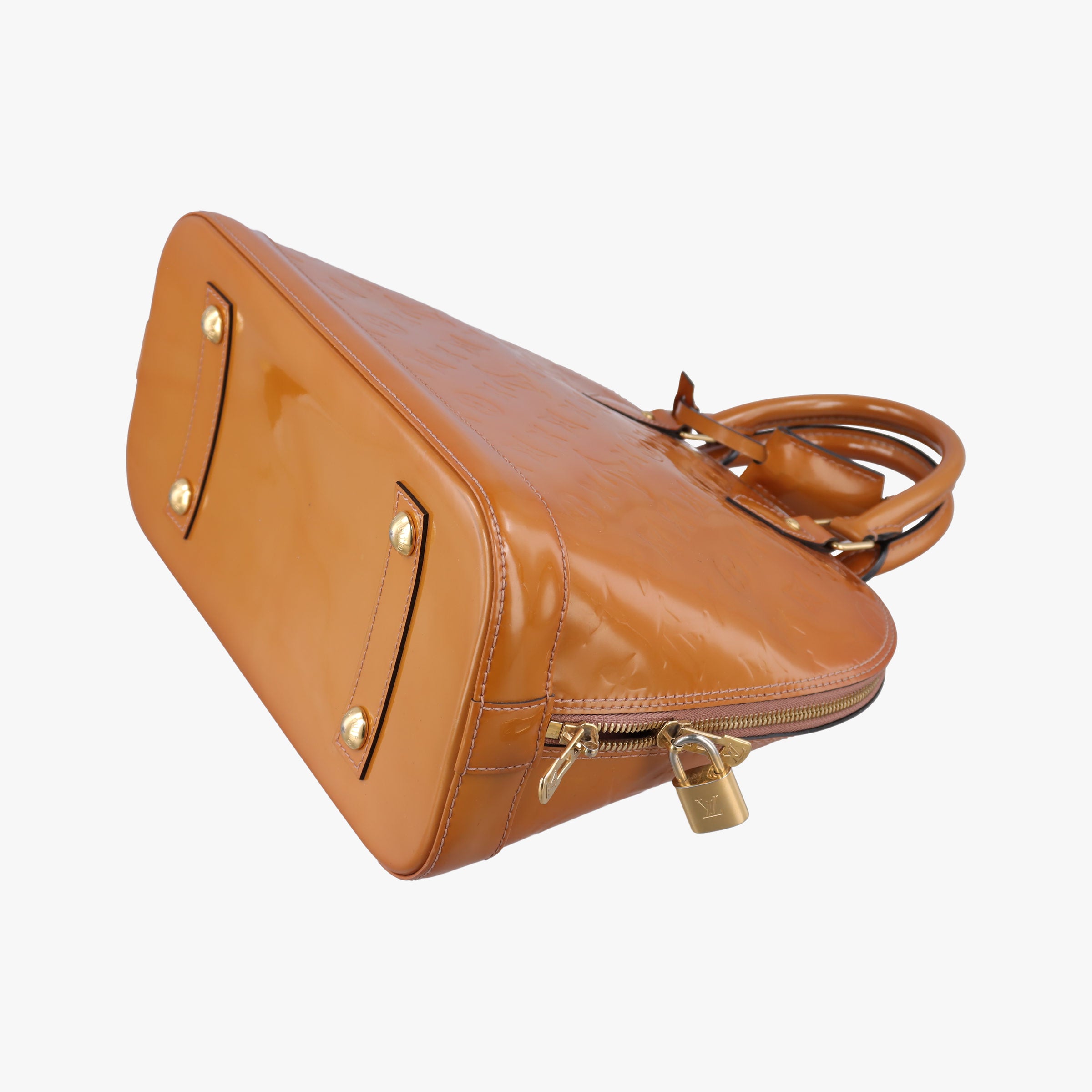 Pre-owned Louis Vuitton Alma PM CITRINE Vernis M90101 handbag | stylenewstar