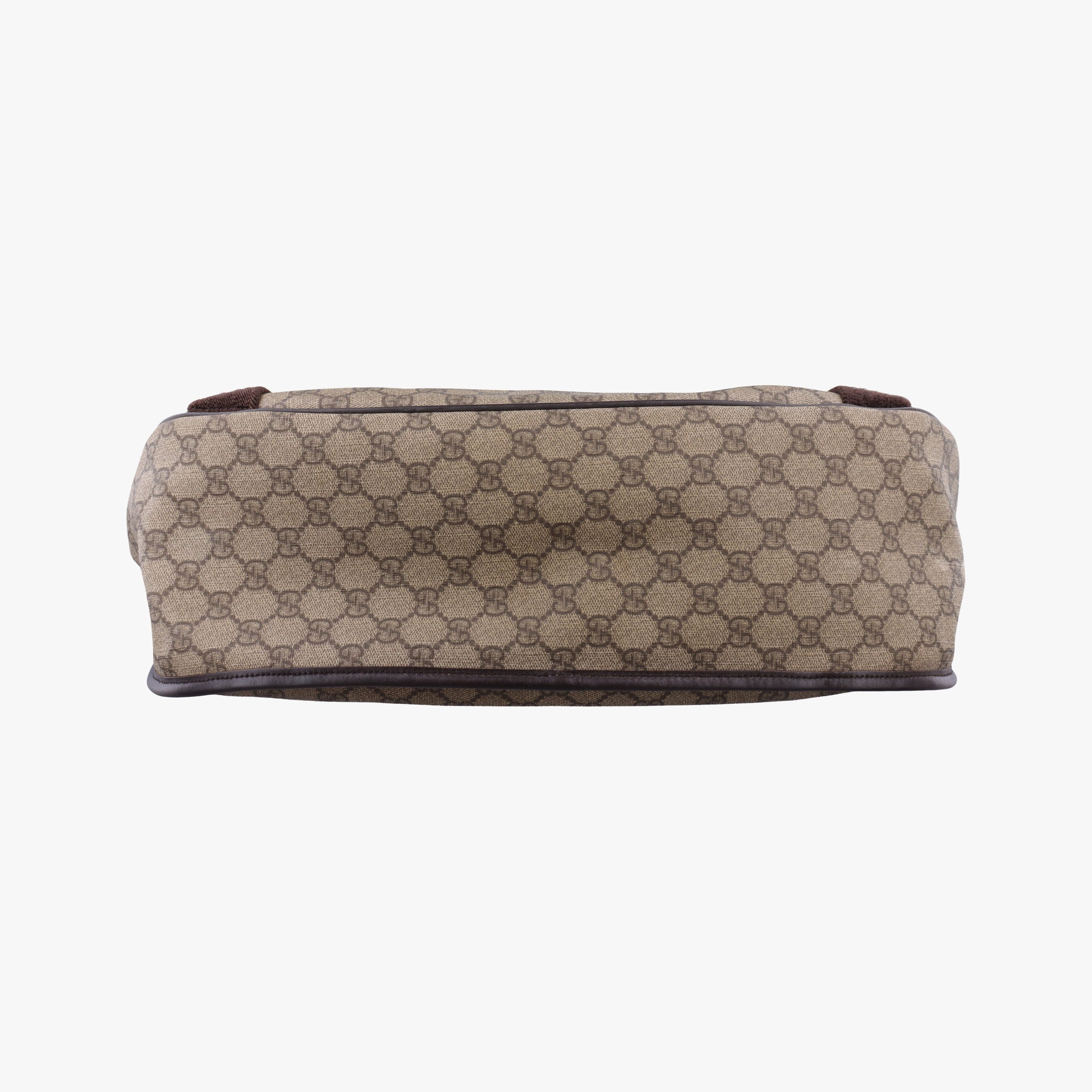 Vintage Gucci GG Imprime Messenger Brown PVC coated canvas×Leather 201725 shoulderbag | stylenewstar