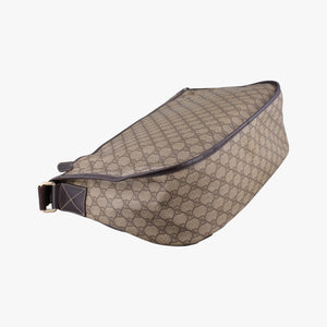 Vintage Gucci GG Imprime Messenger Brown PVC coated canvas×Leather 201725 shoulderbag | stylenewstar