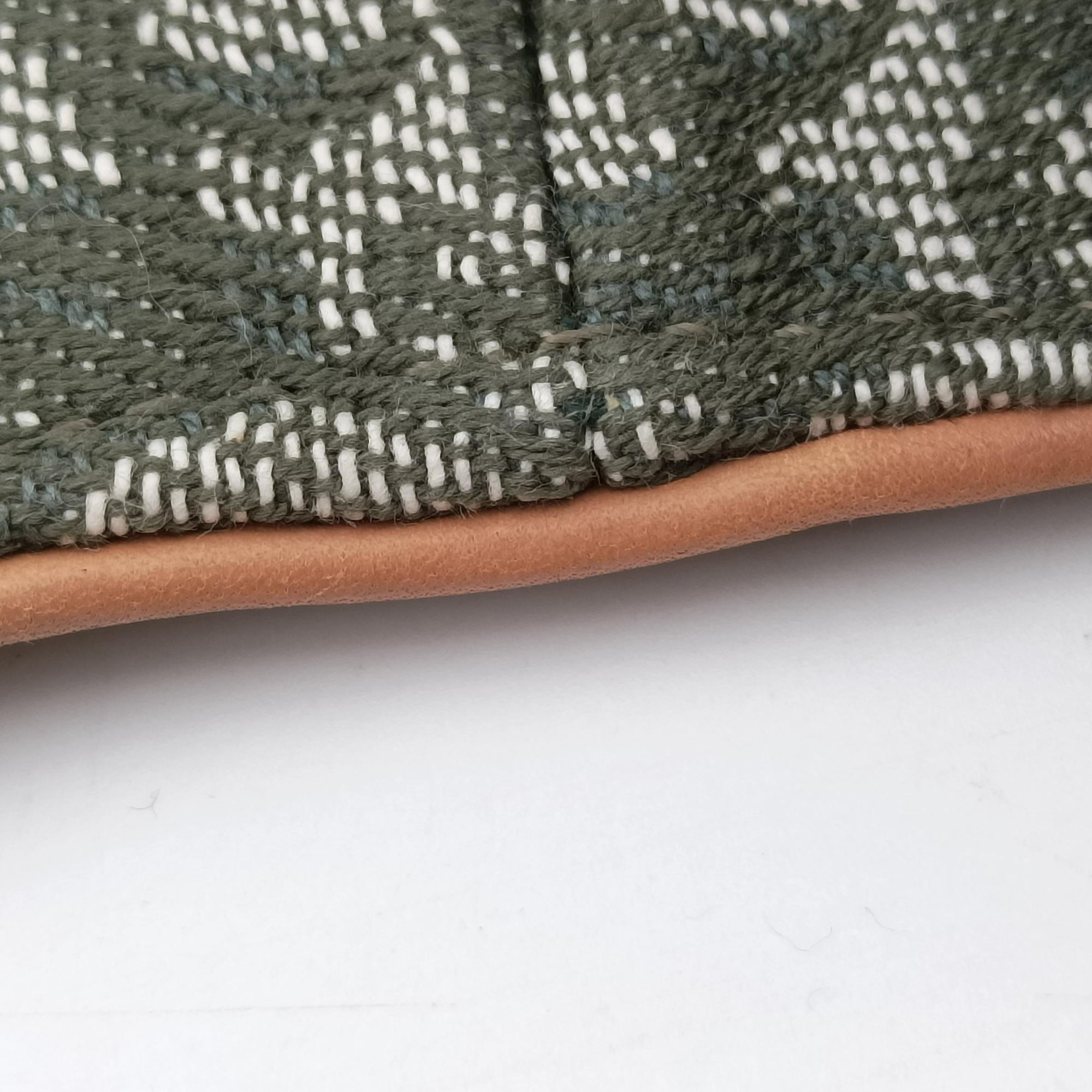 Secondhand Christian Dior Saddle Green Jacquard  shoulderbag | stylenewstar