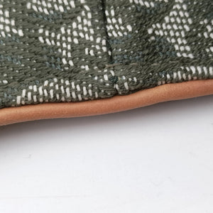 Secondhand Christian Dior Saddle Green Jacquard  shoulderbag | stylenewstar