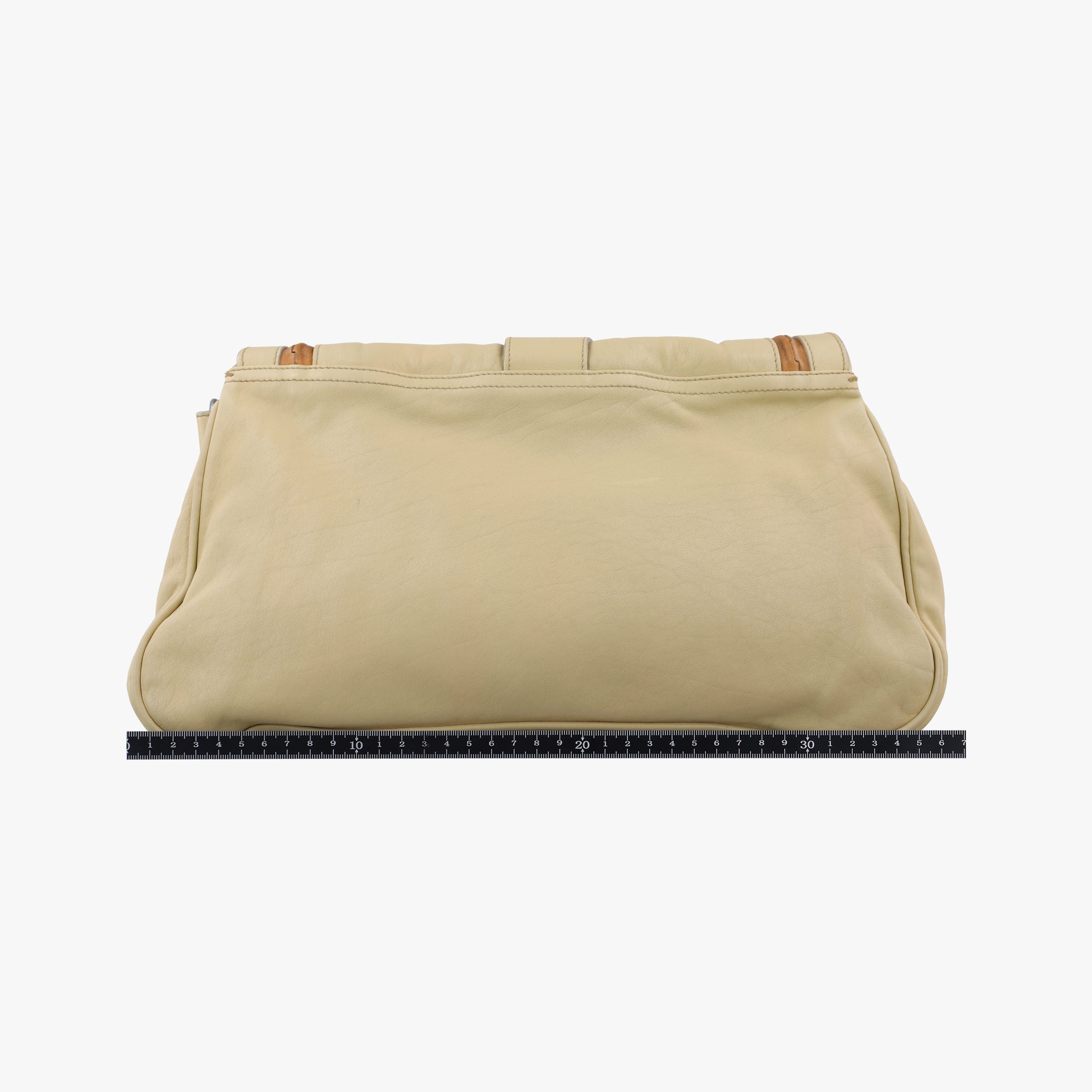 Pre-owned Christian Dior Gaucho Beige Leather  shoulderbag | stylenewstar