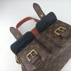 Pre-owned Louis Vuitton Manhattan NM Brown Monogram Canvas M43481 shoulderbag | stylenewstar