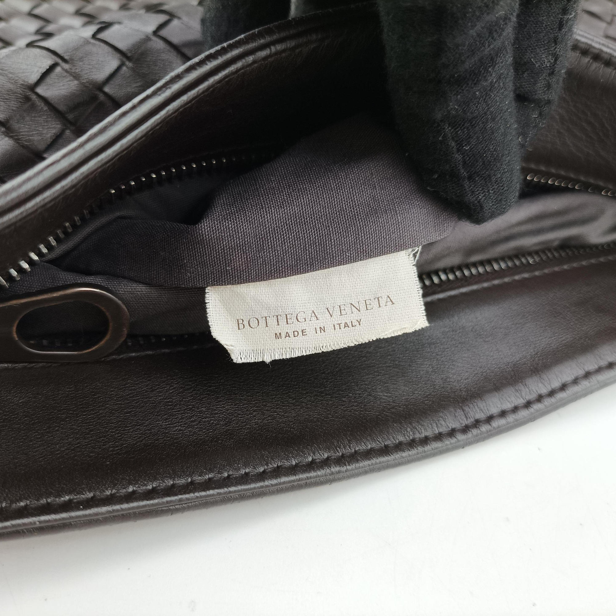 Pre-owned Bottega Veneta Intrecciato Brown lambskin  shoulderbag | stylenewstar