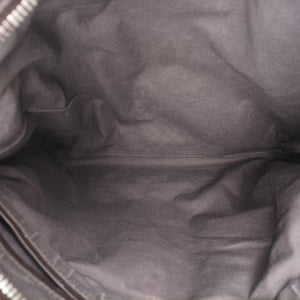 Pre-owned Bottega Veneta Intrecciato Brown lambskin  shoulderbag | stylenewstar
